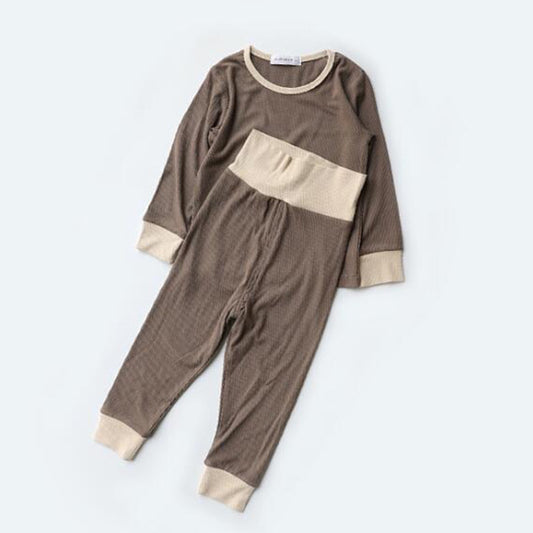 Orange Pie Children's Autumn And Winter Pajamas Set