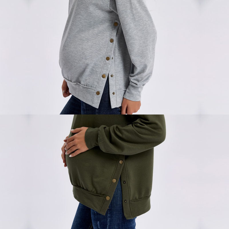 Long Sleeve Maternity Loose Sweater