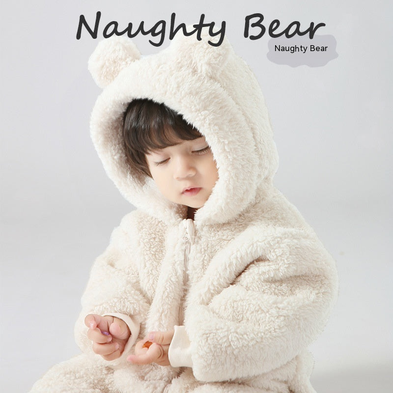 Lambswool Baby Jumpsuit Outer Wear