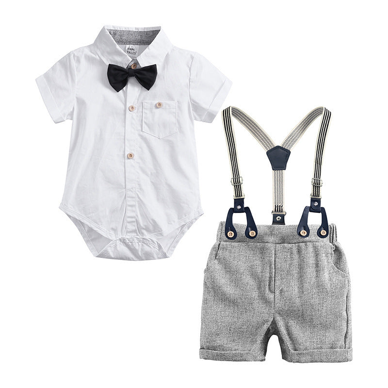 Baby Cotton Overalls Suit