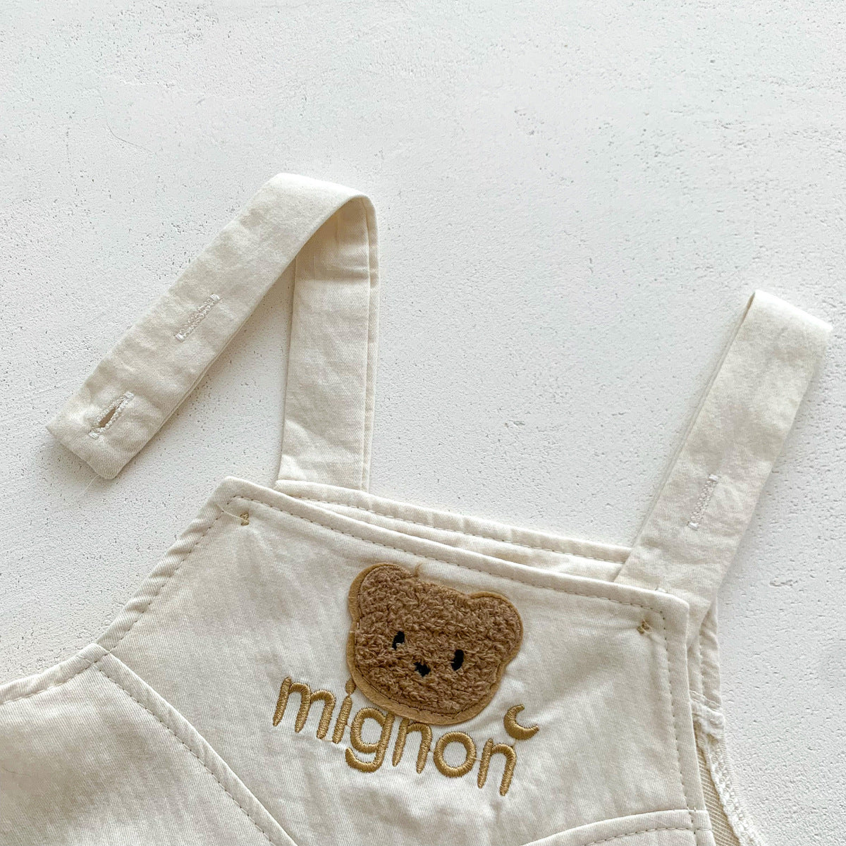 New Baby Bear Romper Overalls Suit