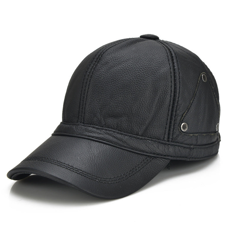 Winter warm padded baseball cap