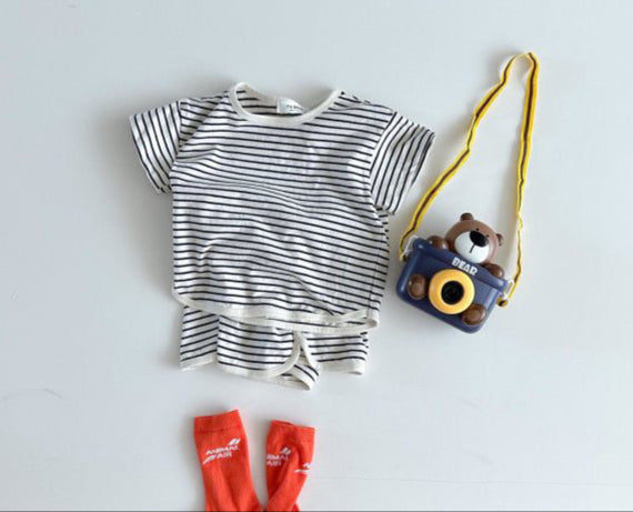 Stripes Homewear Short Sleeve & Shorts