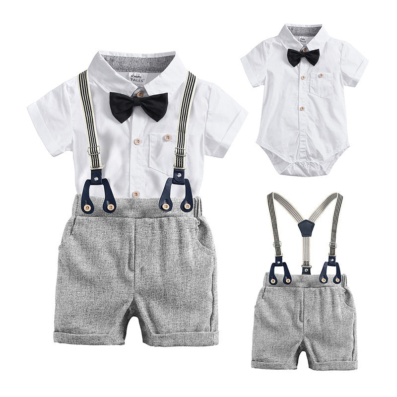 Baby Cotton Overalls Suit