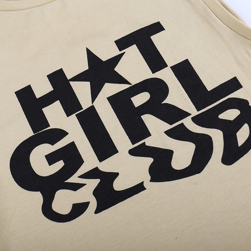 Sleeveless Short 'Hot Girl' T