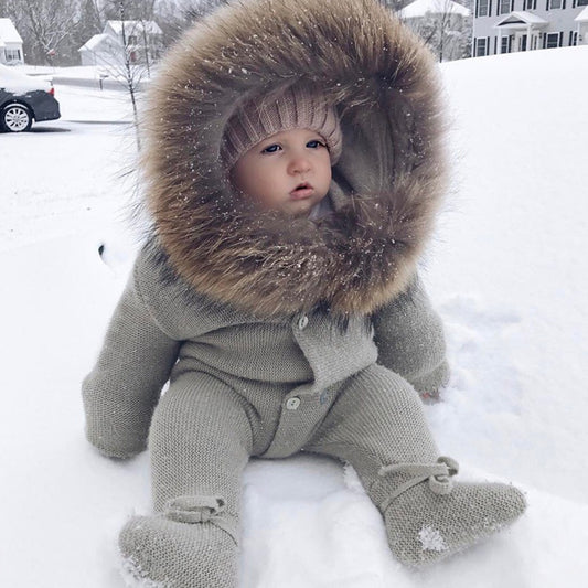 Mink Fur Sweet Romper