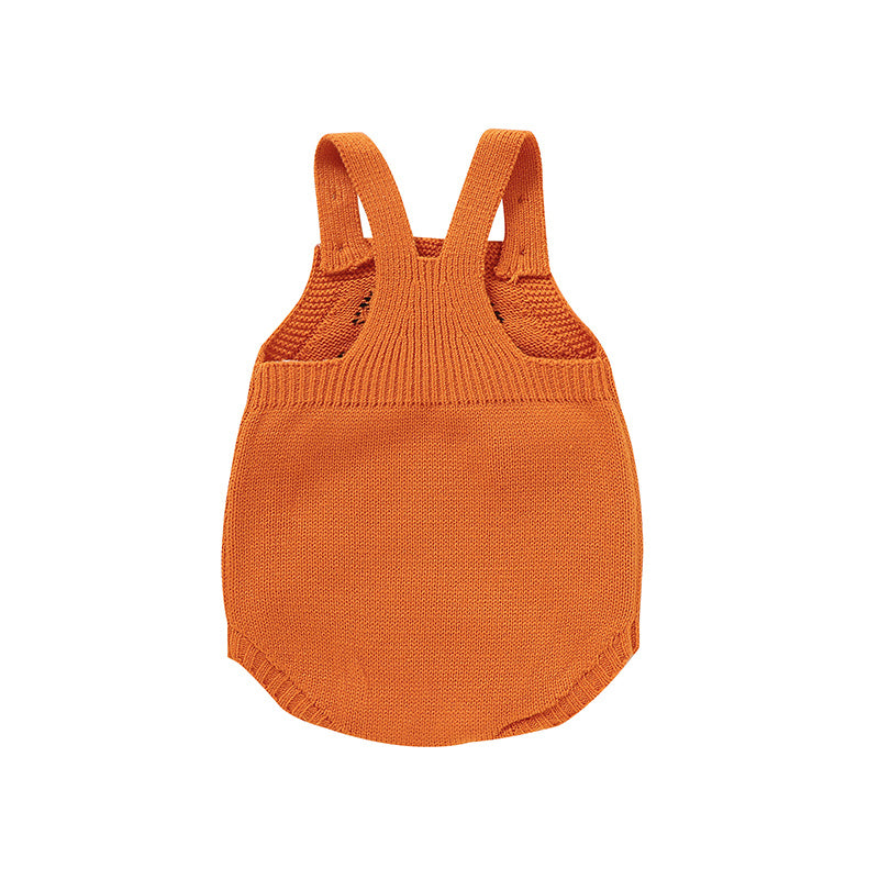 Sleeveless Halloween Jumpsuit For Baby Girls