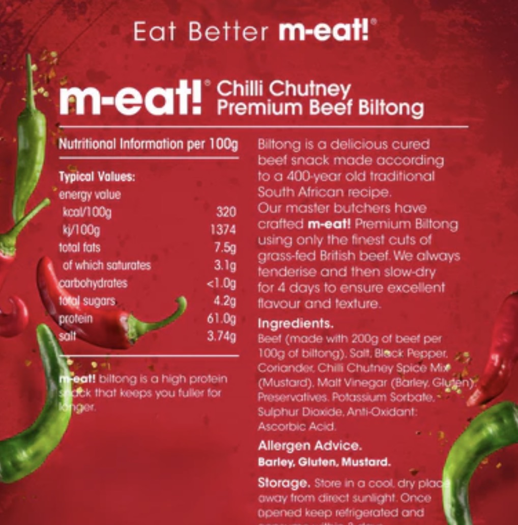 Chili Chutney Biltong