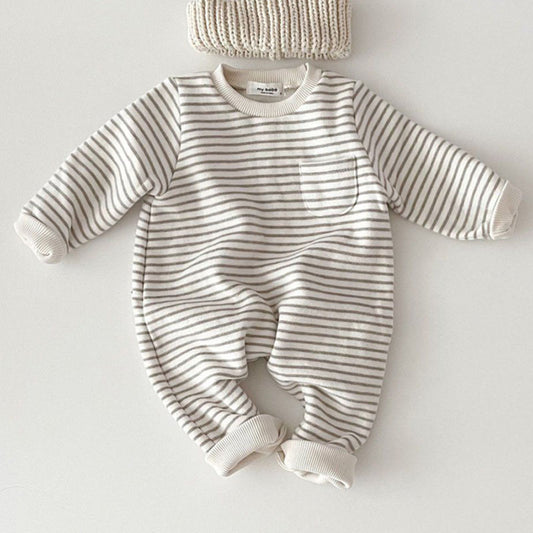 Baby Casual Stripped Cotton Romper