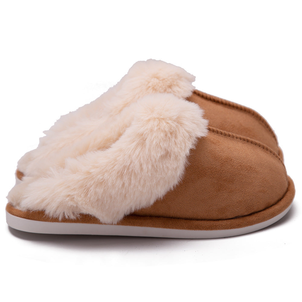 Fur Furry Slippers Women Winter Warm Plush House Shoes