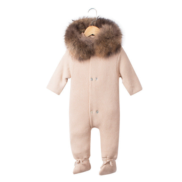 Mink Fur Sweet Romper